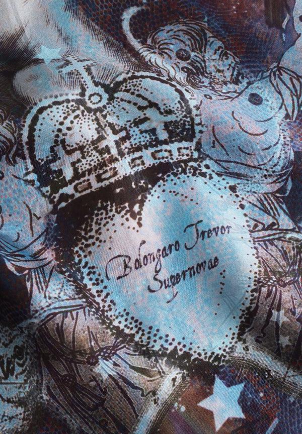 Bolongaro Trevor Dimension Silk Printed Scarf