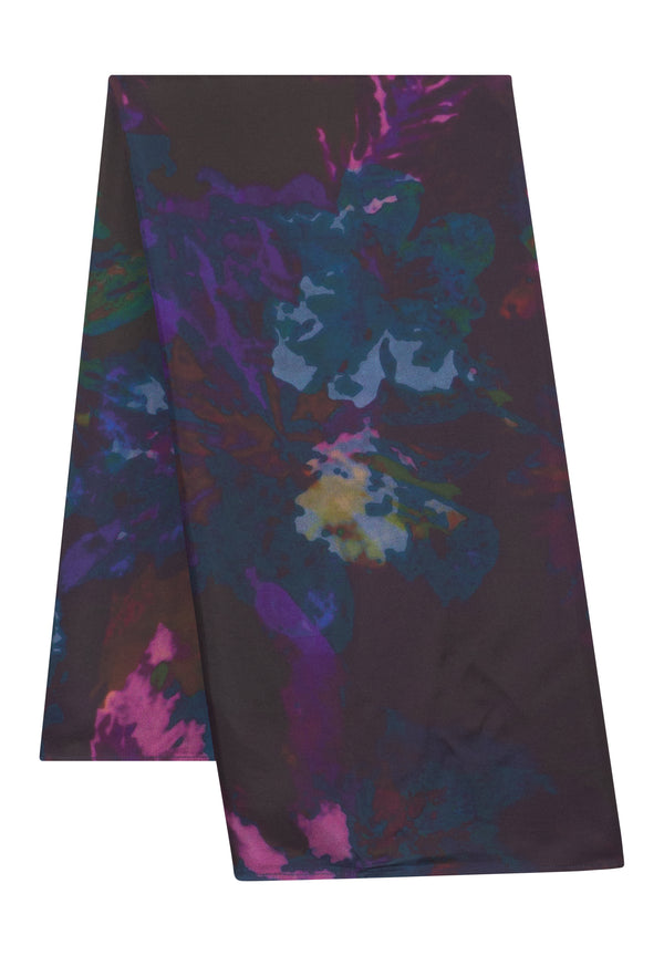 Bolongaro Trevor Faded Flowers Silk Printed Scarf