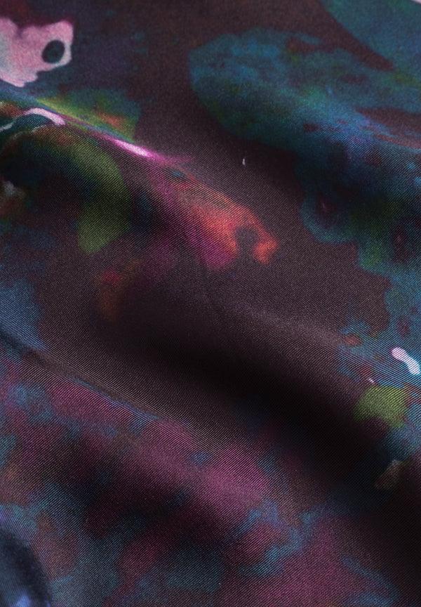 Bolongaro Trevor Faded Flowers Silk Printed Scarf