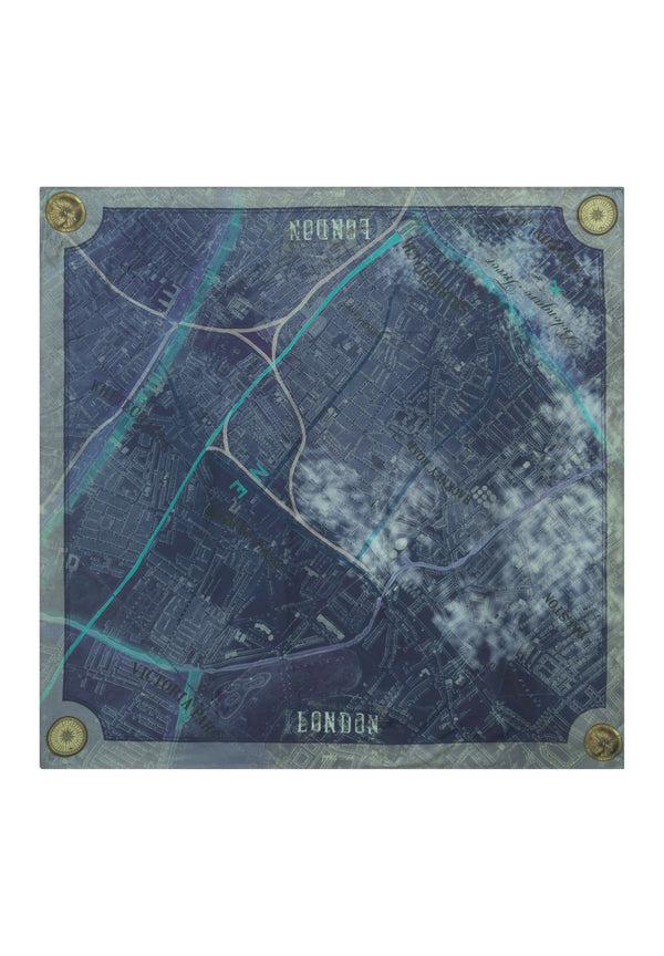 bolongaro trevor LondonBy Night Silk Printed Scarf