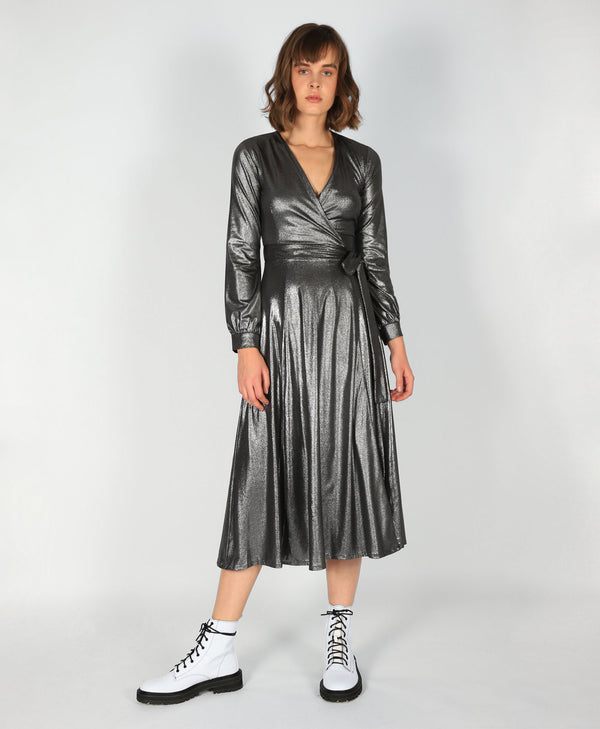 bolongaro trevor Lunar Eclipse Wrap Dress