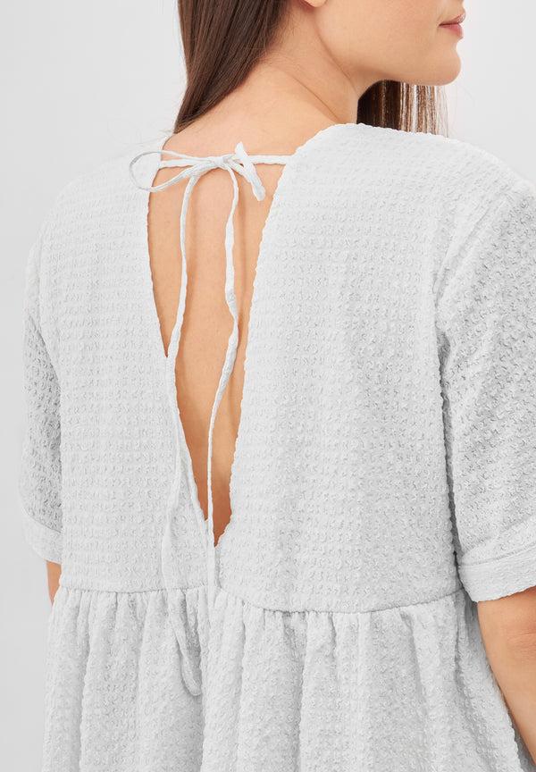 Bolongaro Trevor Mary Jane Dress In Ecru