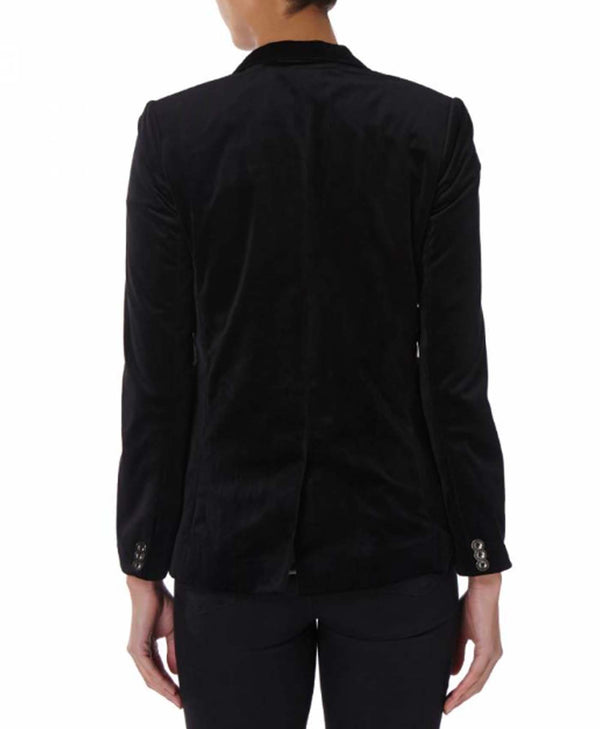 Bolongaro Trevor Midnight Velvet Blazer