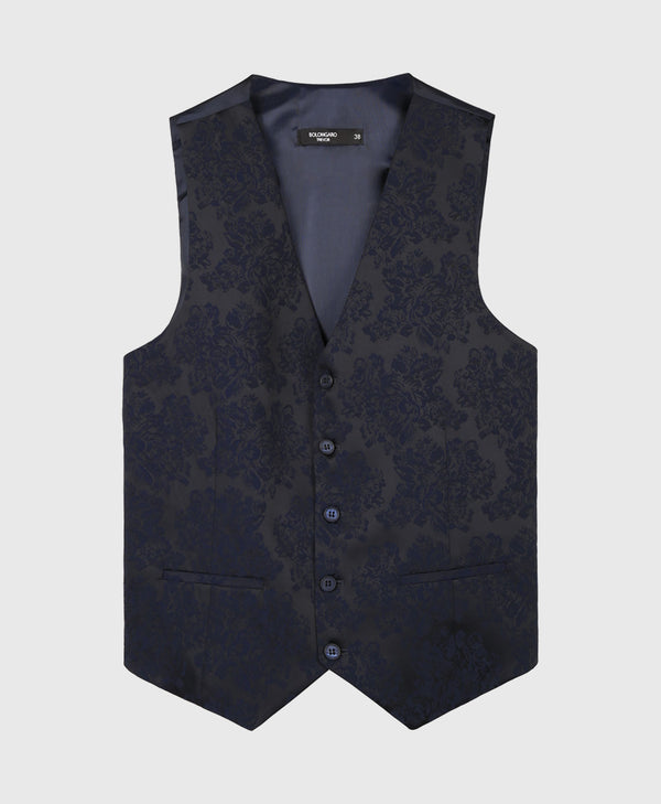 bolongaro trevor Nocturne Floral Suit Waistcoat