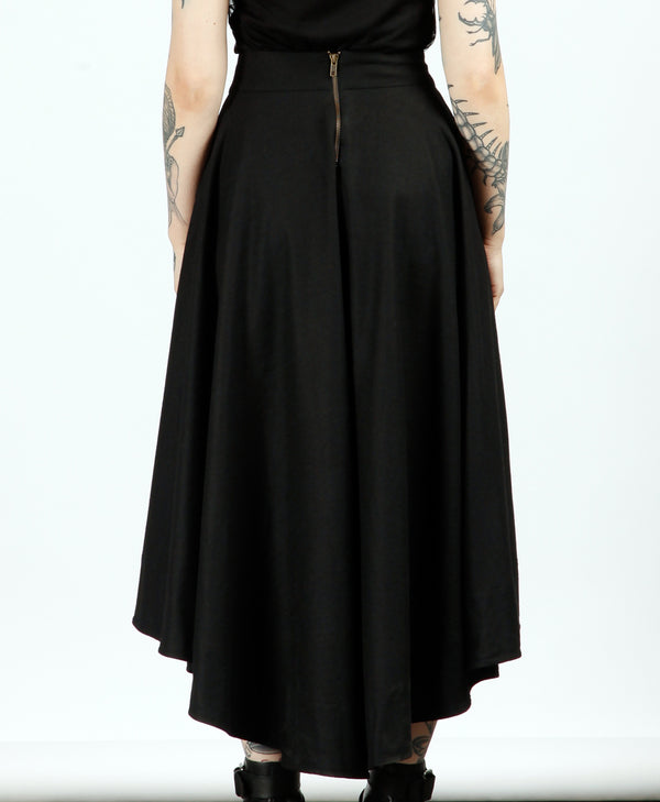 Bolongaro Trevor Noir Asymmetric Skirt