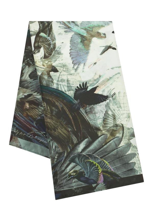 Bolongaro Trevor Paradise Silk Printed Scarf