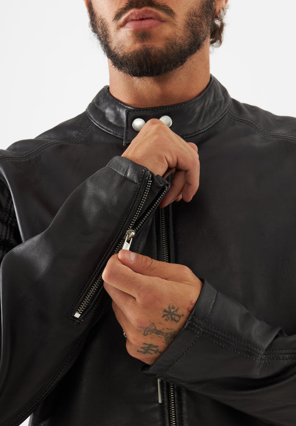 Bolongaro Trevor Real Leather Arthur Racer Jacket