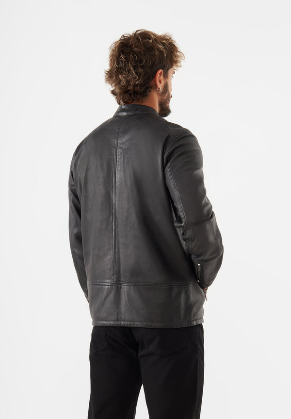 Bolongaro Trevor Real Leather Arthur Racer Jacket