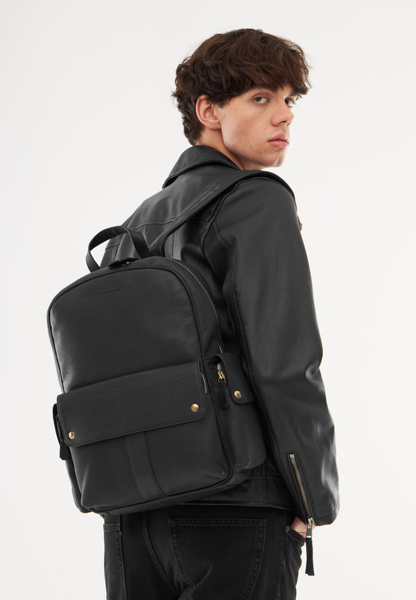 Bolongaro Trevor Real Leather City Rucksack