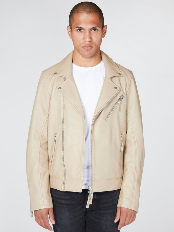 Bolongaro Trevor Real Leather Classic Biker Jacket