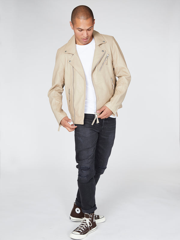 Bolongaro Trevor Real Leather Classic Biker Jacket