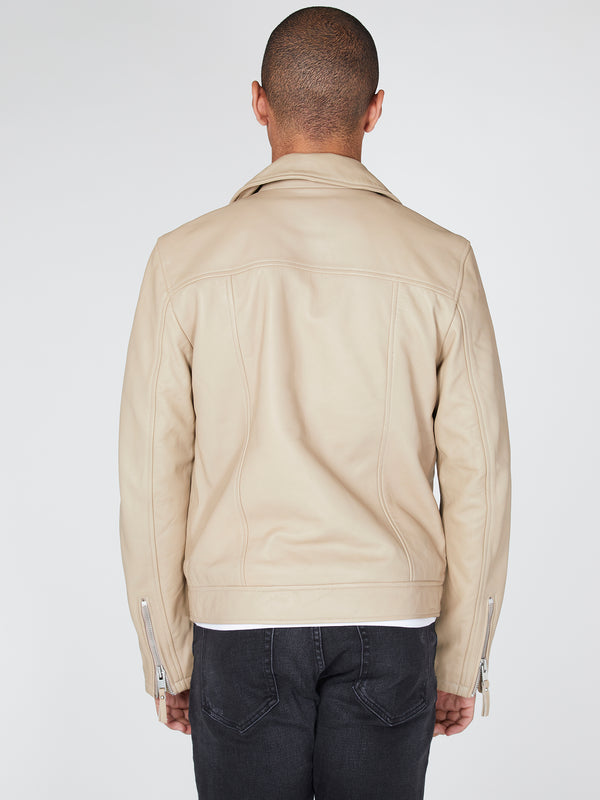 Bolongaro Trevor Real Leather Classic Biker Jacket