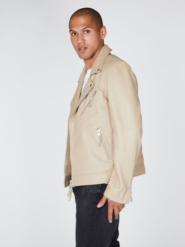 bolongaro trevor Real Leather Classic Biker Jacket