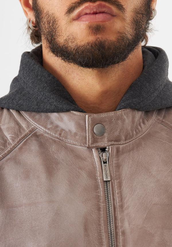 Bolongaro Trevor Real Leather Jonas Racer Jacket