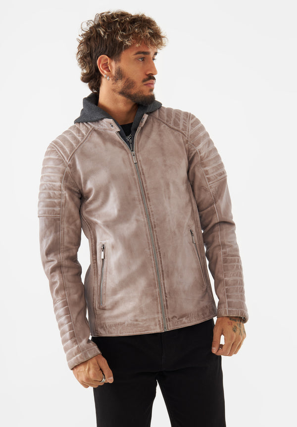 bolongaro trevor Real leather Jonas Racer Jacket