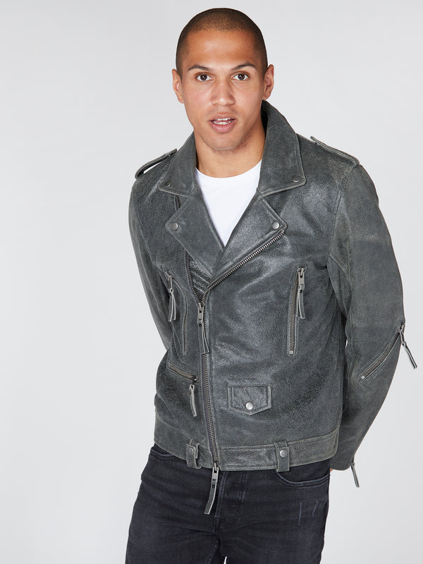 Bolongaro Trevor Real Leather Leon Biker Jacket