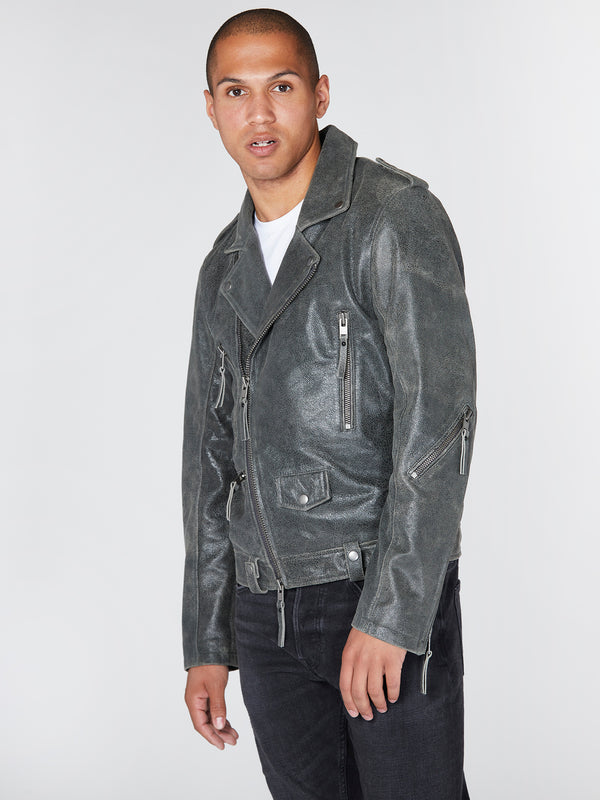 bolongaro trevor Real Leather Leon Biker Jacket