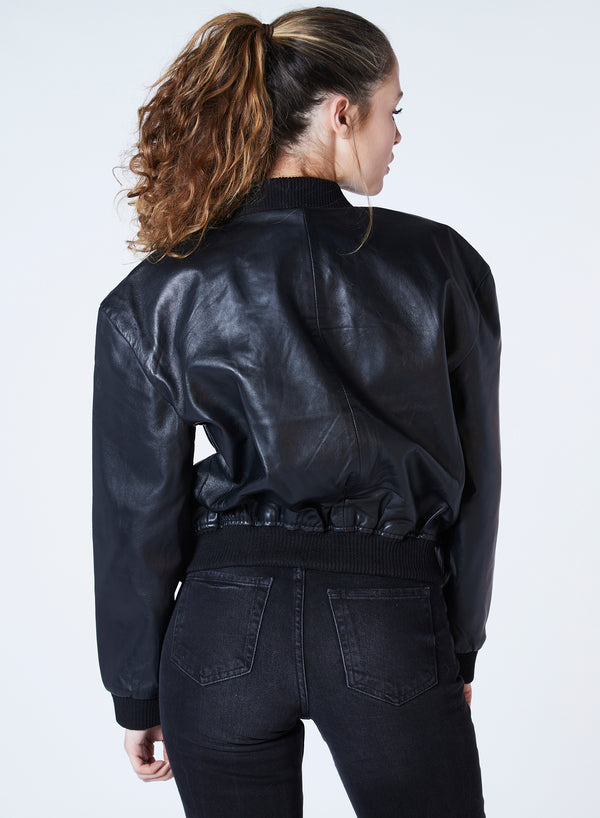 Bolongaro Trevor Real Leather Minimal Bomber