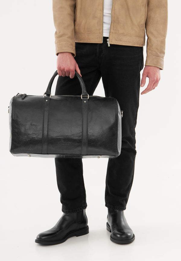 Bolongaro Trevor Real Leather Minimal Weekend Bag