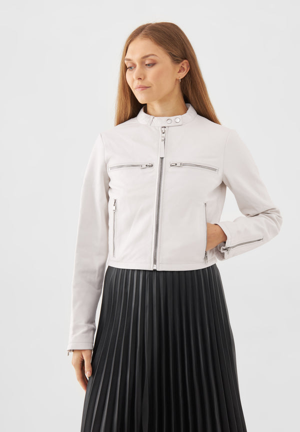 Bolongaro Trevor Real Leather Motto Racer Jacket