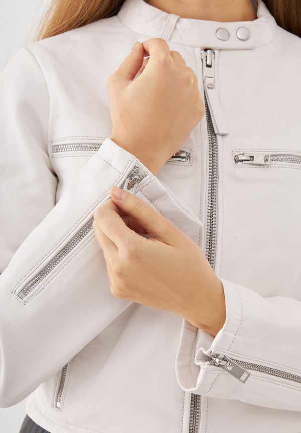 Bolongaro Trevor Real Leather Motto Racer Jacket