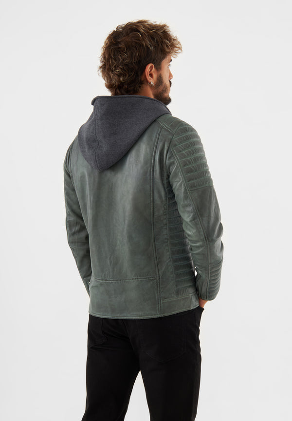 Bolongaro Trevor Real Leather Nathan Racer Jacket