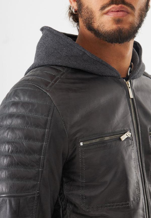 Bolongaro Trevor Real Leather Nathan Racer Jacket