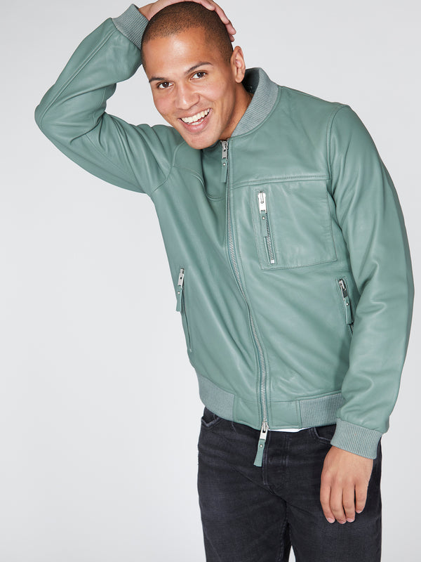 Bolongaro Trevor Real Leather Tommy Bomber Jacket