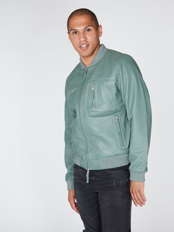 Bolongaro Trevor Real Leather Tommy Bomber Jacket