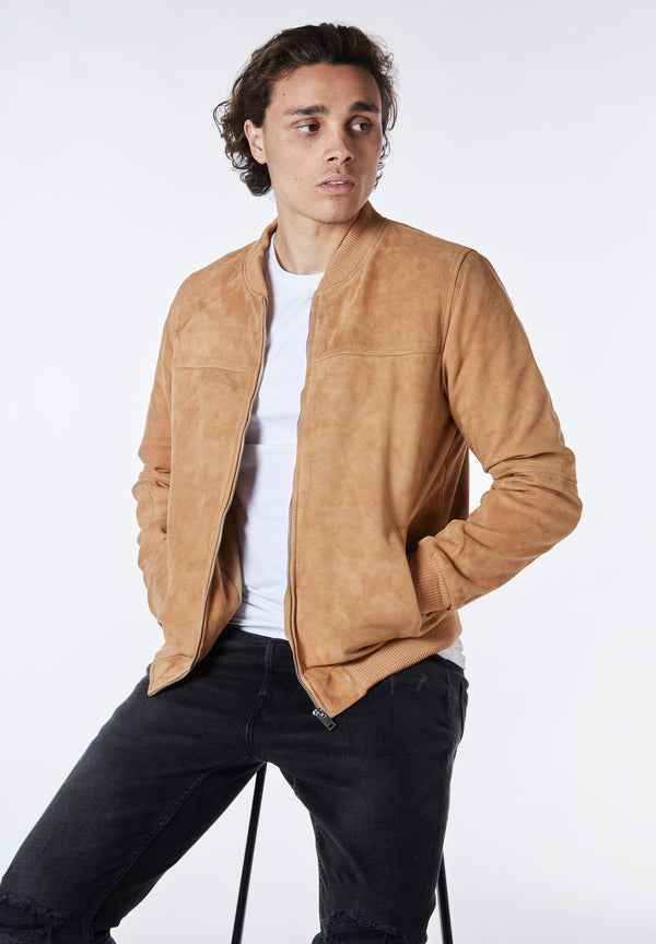 Bolongaro Trevor Real Suede Mikey Bomber Jacket