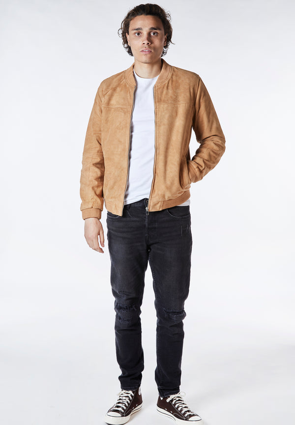 Bolongaro Trevor Real Suede Mikey Bomber Jacket