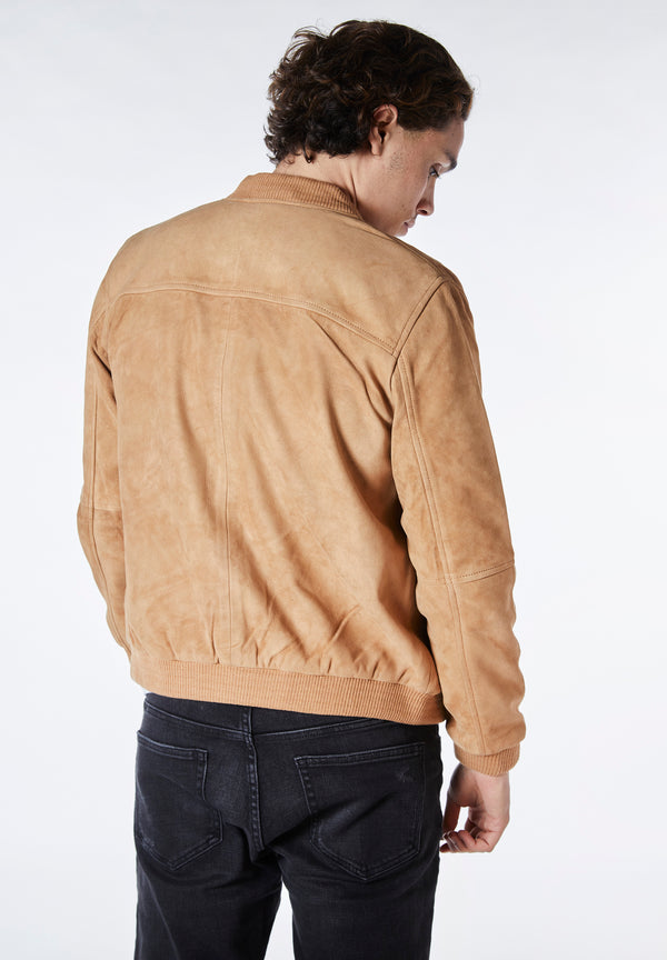 Bolongaro Trevor Real Suede Mikey Bomber Jacket