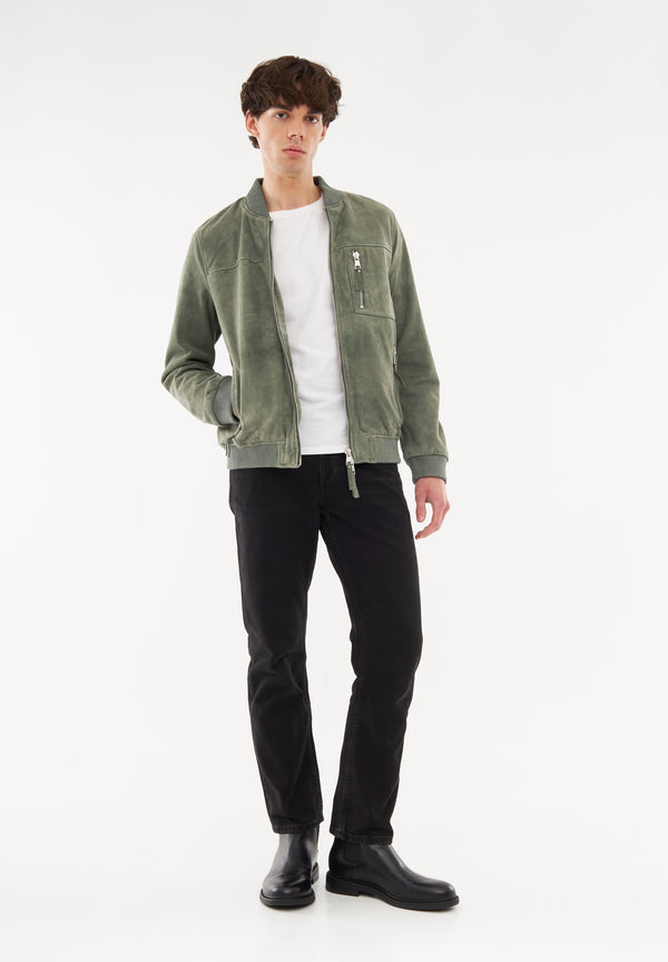 Bolongaro Trevor Real Suede Tommy Bomber Jacket