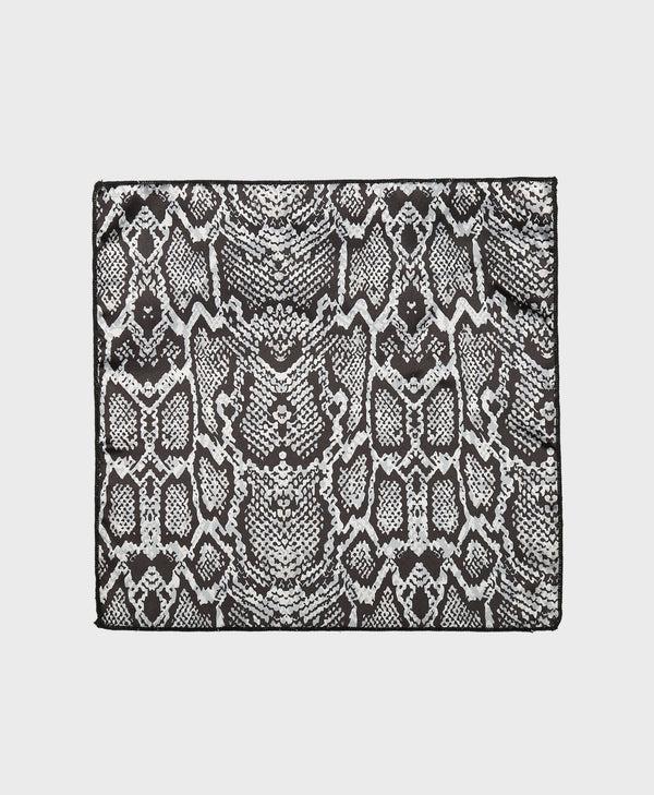 bolongaro trevor Snakeskin Pocket Square