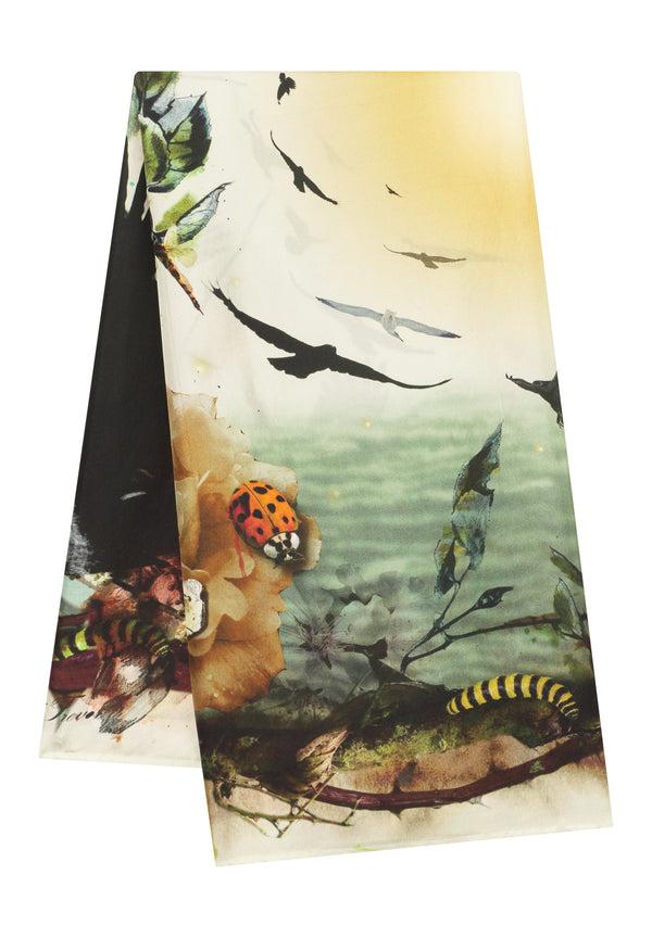 Bolongaro Trevor Surise Silk Printed Scarf