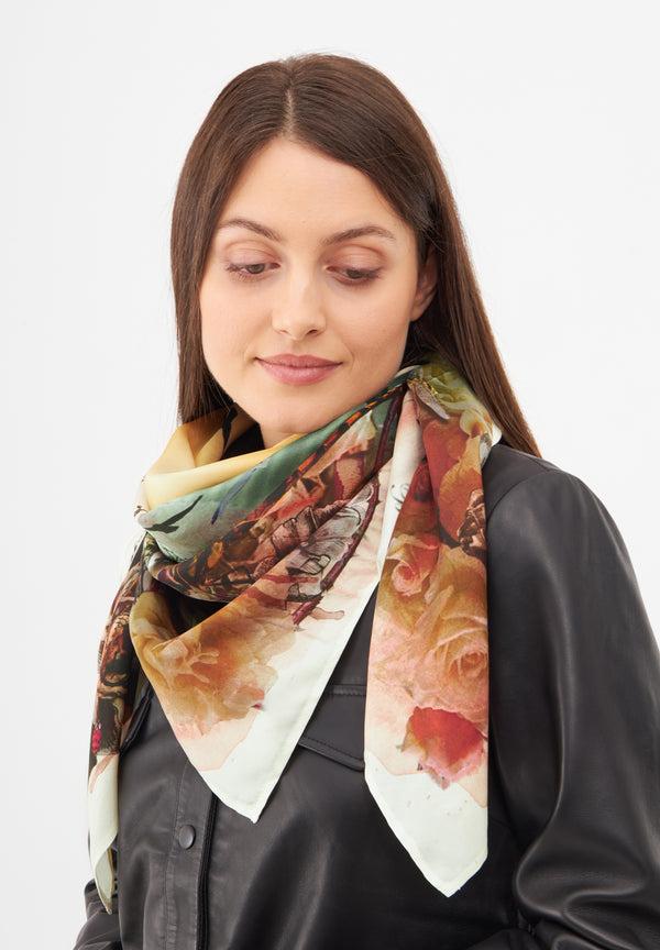 Bolongaro Trevor Surise Silk Printed Scarf