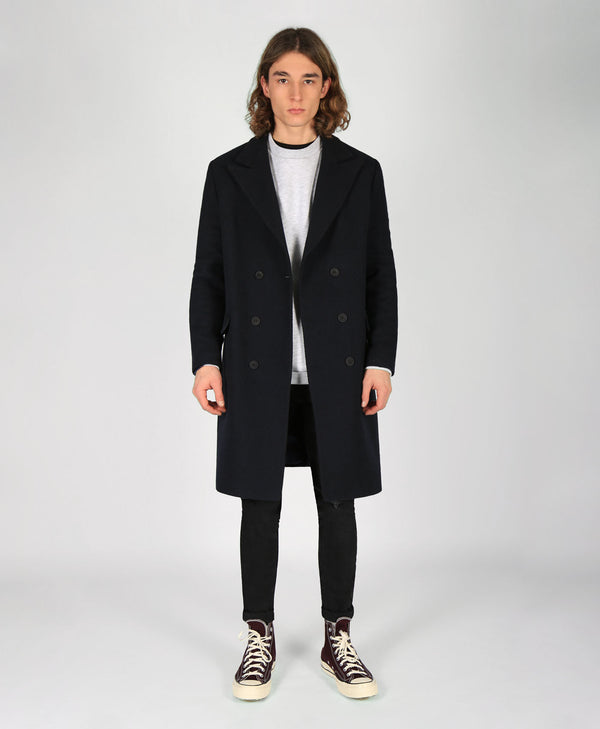 bolongaro trevor The Vanguard Navy Wool Coat