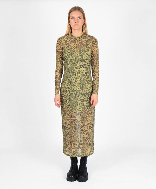 bolongaro trevor Veil Mesh Midi Dress