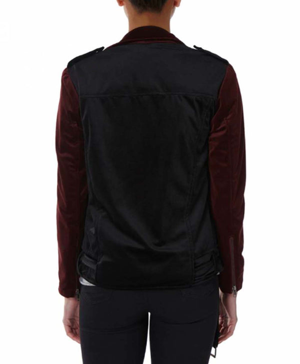 Bolongaro Trevor Vortex Velvet Biker Jacket