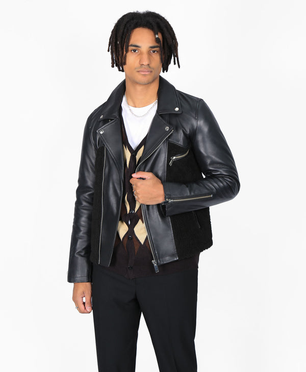 bolongaro trevor Western Leather Biker Jacket