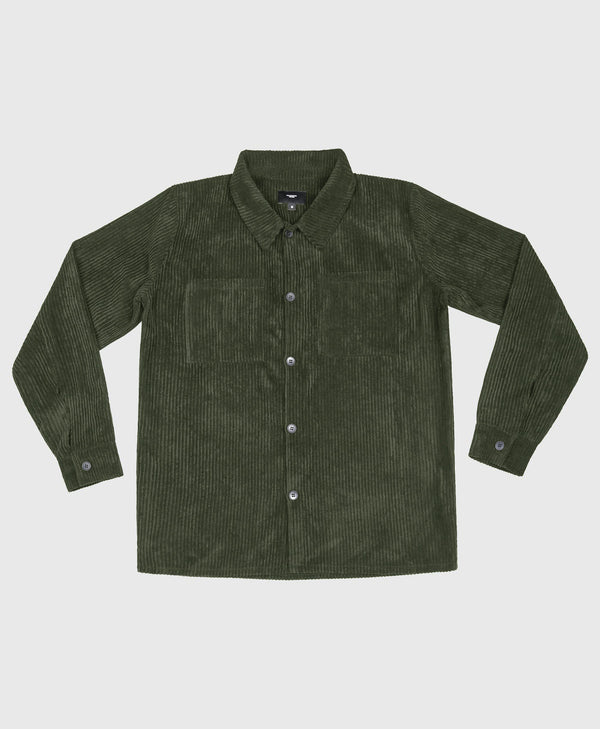bolongaro trevor Worker Cord Shirt In Khaki