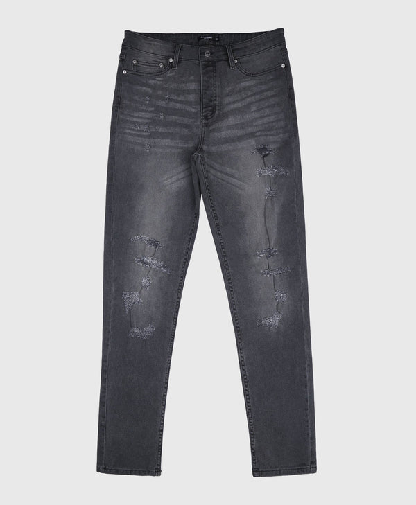 bolongaro trevor Distressed Skinny Fit Jeans In Grey