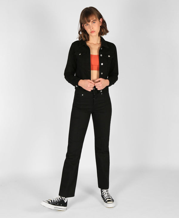 bolongaro trevor Midnight Riot Denim Jacket in Black