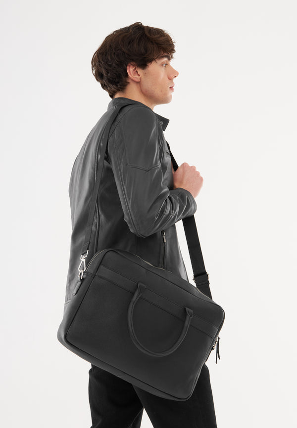 Bolongaro Trevor Real Leather Amory Crossbody Satchel