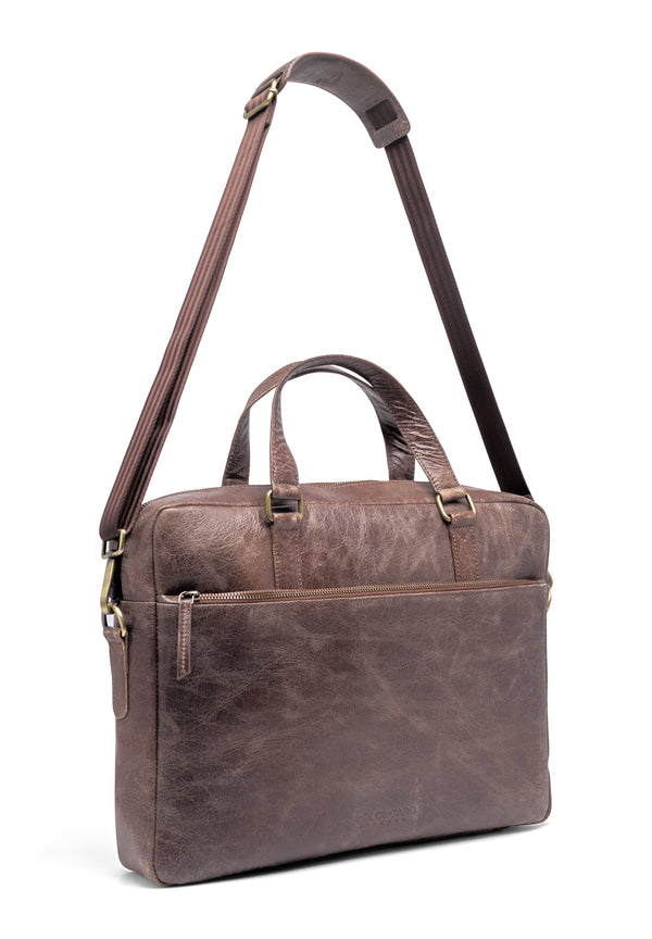 Bolongaro Trevor Real Leather Dieter Crossbody Satchel