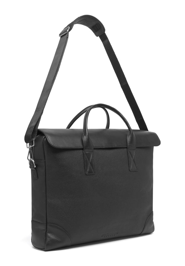 Bolongaro Trevor Real Leather Karl Crossbody Satchel