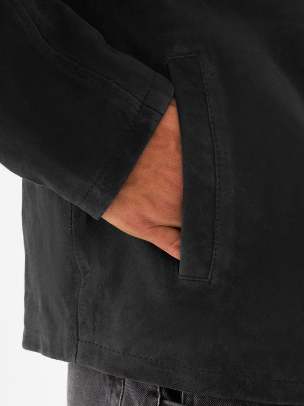 Bolongaro Trevor Real Suede Double Pocket Overshirt