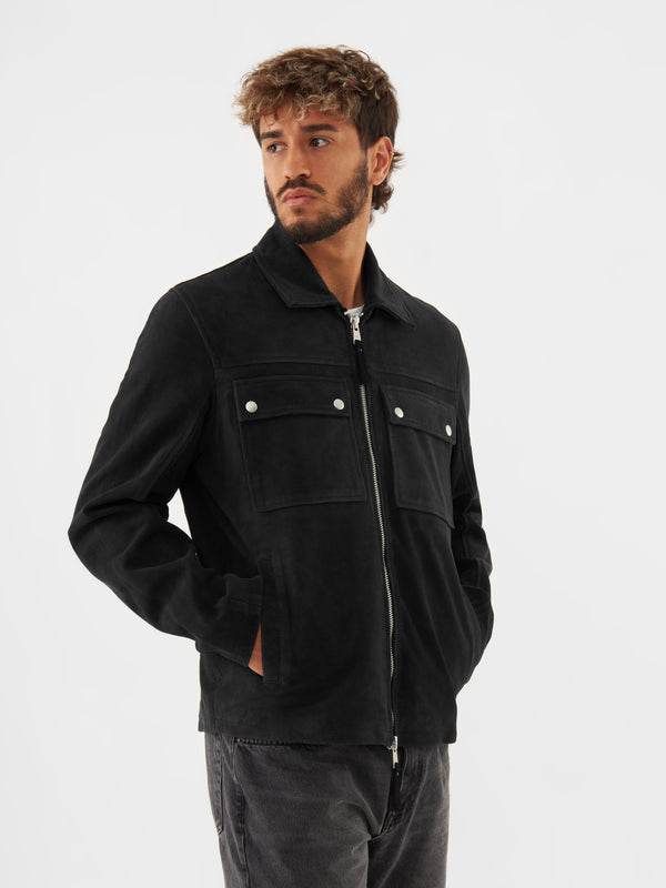 bolongaro trevor Real Suede Double Pocket Overshirt