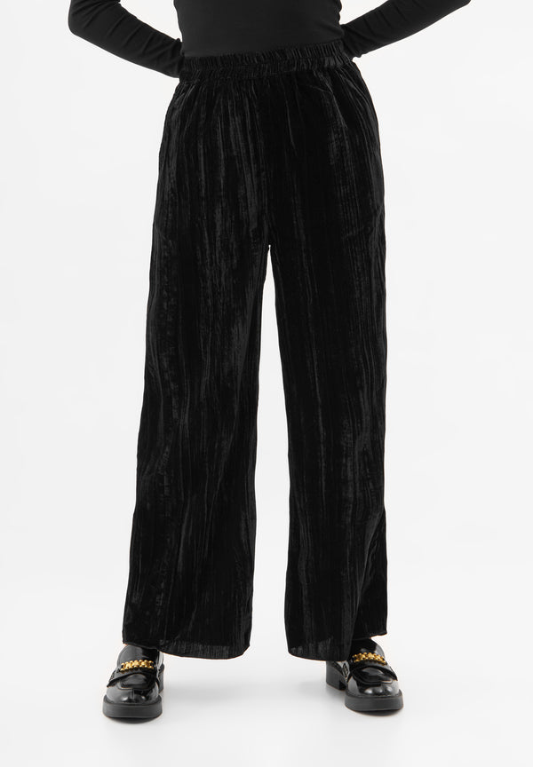 Bolongaro Trevor Witching Hour Velvet Wide Leg Trousers