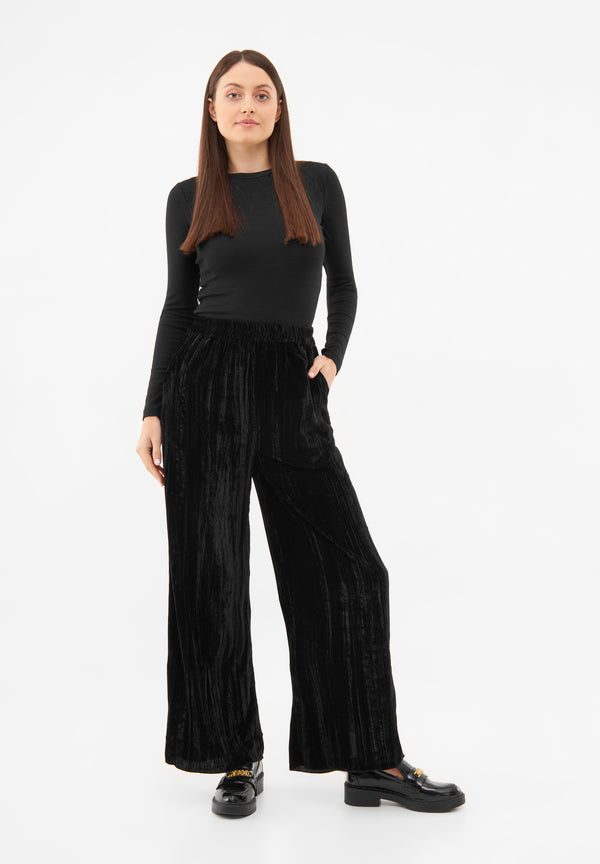 bolongaro trevor Witching Hour Velvet Wide Leg Trousers